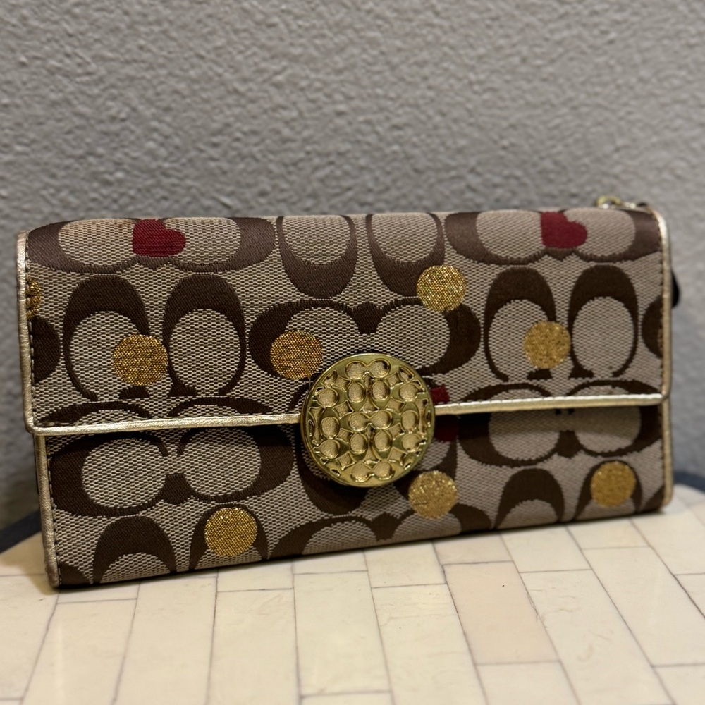 Coach Signature Secret Admirer Envelope Wallet